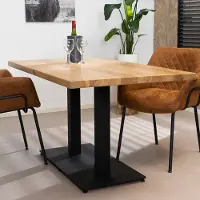Livin24 Eettafel Sven eikenhout 140 x 80 cm