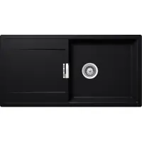 Schock inbouwspoel Mono D-100L A Puro, inclusief houten snijplank