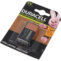 Duracell HR9V - Oplaadbare NiMH-batterij 9V 170 mAh - Blijft tot 12 maanden opgeladen