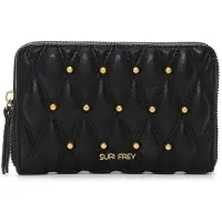 Suri Frey Portemonnee Corey Zip Around Wallet Black Zwart