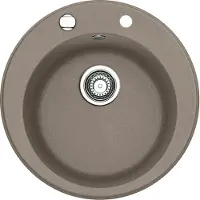Franke spoelbak PAMIRA ROG 610-41 in de kleur Cashmere, met afvoerkraan