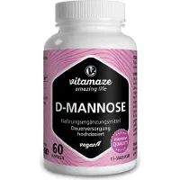 Vitamaze GmbH D-Mannose, vegan, hoge dosering, 60 capsules