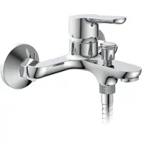 Schutte Vico Badkraan - Mengkraan - 150 mm Hartafstand - Chroom