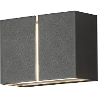 Konstsmide Wandlamp buiten | Up & Down | Pavia | 3000K | IP54 | 12W | Donkergrijs |