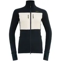 Devold - Women's Egga Grid Merino Jacket - Merinovest L, zwart