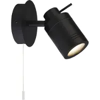 Searchlight Badkamer wandspot Samson zwart