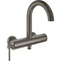 GROHE Badkamermeubels, Eéngreeps badmengkraan ATRIO hard grafiet geborsteld