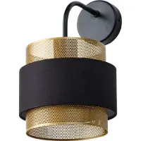 Osram Wandlamp Decor Hornet, dimbaar, zwart, Woon-/ Eetkamer, Textiel / Stof / Zijde, Modern, wandlamp