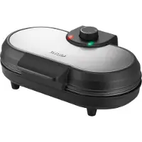 Unold 48165 Dubbele pancakemaker - Zwart,- RVS