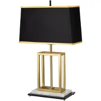 Elstead Lighting LED Tafellamp Atlas | 1X E27 Max 60W | Brushed Brass