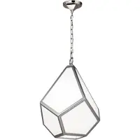FEISS LED Hanglamp Diamond | 1X E27 Max 60W | Dimbaar | Polished Nickel
