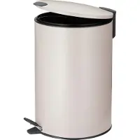 kela Pedaal Afvalemmer, 12 L, Beige - | Mats