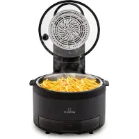 Klarstein Vendure heteluchtfriteuse met stoomfunctie 1250 watt 5 liter 6 programma's