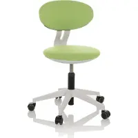 Hjh OFFICE Kinderbureaustoel / kinderstoel MINIMOVO stof groen