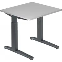 Hjh OFFICE PRO XTRA XB 8 GG - Grijs 80 x 80 Tafelhoogte I In hoogte verstelbaar