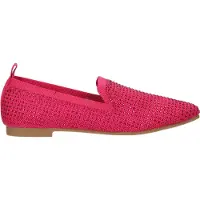 La strada Fuchsia loafer met steentjes dames - maat 42