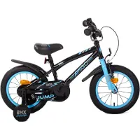 AMIGO Spiel + Freizeit GmbH Jongensfiets BMX Jump 14 Inch 22,5 cm Jongens Terugtraprem Zwart/Blauw