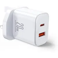 JOYROOM Lader FLASHSERIES JR-TCF05 20W USB-A USB-C - Wit