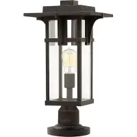 Elstead Lighting Mini LED Tuin Pilaar Manhattan | 1X E27 Max 60W | IP44 (Outdoor) | Oil Rubbed Bronze