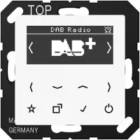 JUNG Dabaww (DAB+, VHF), Radio, Wit