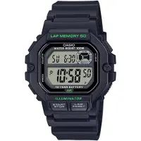 Casio Sport - WS-1400H-1A, Zwart, (Digitaal horloge, 45 mm)
