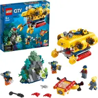 LEGO 60264 City Onderzoeksduikboot, speelgoed met figuurtjes van zeedieren, een geweldig cadeau voor kinderen vanaf 5 jaar