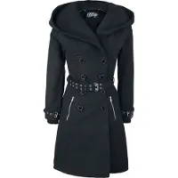 Innocent Clothing Europe Ltd Vixxsin Winterjas dames, model Decay, kleur zwart, maat S