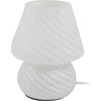 LINDBY Tafellampe , Andriana, Wit, Woonkamer, Glas, Modern