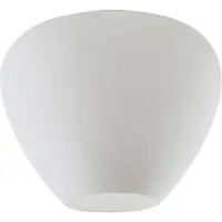 LINDBY Plafondlamp Bibiane, dimbaar, wit / opaal, Woon-/ Eetkamer, Glas, Modern, plafondlamp