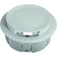 Bachmann Easy-Outlet telescoopdeksel, Zilver