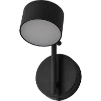 Osram LED-wandlamp Decor Kyoto, dimbaar, zwart, Woon-/ Eetkamer, Aluminium, Modern, LED wandlamp