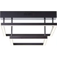 Brilliant Plafondlamp Ranut 32cm zwart