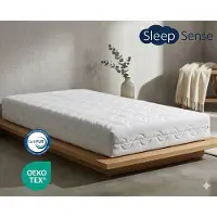 Sleep sense - Koudschuim Pur matras - 90x200 - circa 14 cm - Koudschuim - HR50 - premium afritsbare hoes - Oekotex Certipur gecertificeerd - Gratis levering