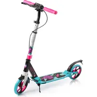 Meteor City Kinderstep - tot 100 kg - 200 mm wielen - Verstelbare hoogte - 2 Grote wielen - Inklapbaar