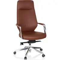 Hjh OFFICE VELVET - Directiestoel Bruin