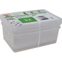 Keeeper Set, 3 stuks Basixx, 11 liter, 39 x 26,5 x 14 cm