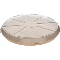 Elasto GmbH & Co. KG Pizzaverpakking "To Go" - BPA-vrije opbergdoos voor pizza. Herbruikbare plastic doos gemaakt van recyclebaar materiaal - duurzaam, bruin/transparant
