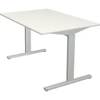 Theo Kerkmann Büromöbelfabrik GmbH & Co. KG Form 2 Bureau Rechthoekig Wit T-Voet 1.200 (B) x 800 (D) x 820 (H) mm