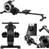 Rebel RBA-1005 Magnetische roeimachine, 120 kg, zwart