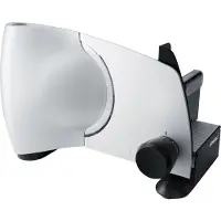 Steba AS200 Snijmachine - Solinger RVS 2-in 1 mes geschikt voor ham en kaas met Ø 170 mm - 110 Watt - Inox/Zwart