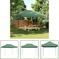 The Living Store De Living Store Partytent, inklapbaar, pop-up model, groen, 410x279x315 cm
