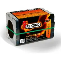 Rekord Bruinkool briketten - bruinkool - SNELLE LEVERING- 1x 18 stuks - bruinkool briketten - haardhout - kachel - 10 kg.
