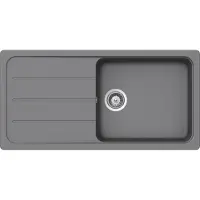 Schock Onderbouwspoelbak Formhaus D-100L, afmetingen 1000 x 500 mm, kleur croma, modelnummer FOMD100LUGCR