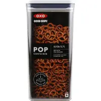 Oxo Good Grips Voorraadbus 'POP' 2.0 - groot vierkant - hoog - 5,7 liter