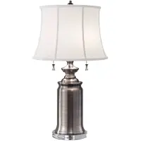 FEISS LED Tafellamp Stateroom | 2X E27 Max 60W | Antique Nickel