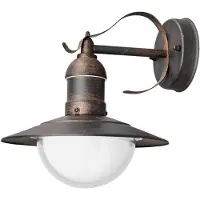 LINDBY LED-wandlamp buiten CLEA , koper, Roestvrij staal, Modern, LED wandlamp buiten