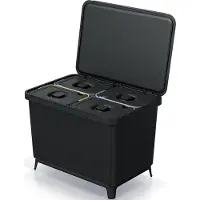 Prosperplast 4x10l Systema 56x39x41 Cm Recyclebak