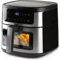 Domo DO548FR, heteluchtfriteuse, 6 liter, 1,5 kg, 80 °C, 220 °C, Zelfstandig apparaat