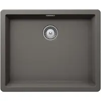 Schock Inbouwspoel, vlakke rand, Greenwich Silverstone, model N-100L, uitvoering met vlakke rand