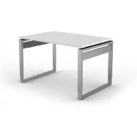 Kerkmann Büromöbelfabrik Bureau Workspace 120cm wit hoogte verstelbaar